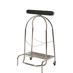 Porte-Sac à Pince inox 110L 2 roues - Probbax