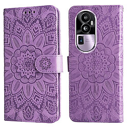 Avis Étui Pour OPPO RENO 10 PRO PLUS Cuir Flip Fentes pour cartes Housse de protection Violet