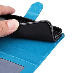 Acheter Étui Pour OPPO A18 4G Fentes pour cartes Cuir Flip Housse de protection Bleu