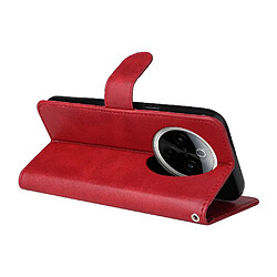 Avis Flip Étui Pour VIVO Y300 PRO Couverture rabotant Fentes pour cartes Fermeture magnétique Découpes précises Rouge