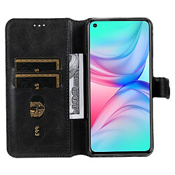 Avis Flip Étui Pour Infinix Hot 10 Fermeture magnétique Couverture rabotant Fentes pour cartes Découpes précises Noir