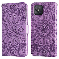 Étui Pour OPPO A92S Cuir Housse de protection Flip Fentes pour cartes Violet Étui Pour OPPO A92S Cuir Housse de protection Flip Fentes pour cartes GANGXUN Violet