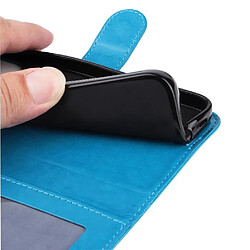 Acheter Étui Pour Realme C53 Cuir Housse de protection Flip Fentes pour cartes Bleu