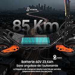 Trottinette électrique pour adultes TOFUN E7ultra 1500W*2 moteurs doubles 12" Pneus gonflables tout-terrain E-ABS et freins à double disque 70 KM/H vitesse maximale et portée maximale 85 KM