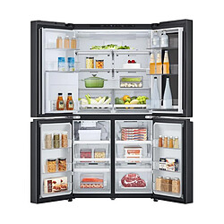 Avis Réfrigérateur américain 91cm 646l total no-frost noir acier - GMK960EV2E - LG
