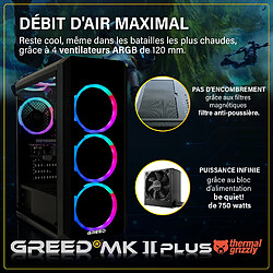 Avis GREED - MK2 Plus - Gaming PC / Ordinateur - AMD Ryzen 7 5700X - Radeon RX 9060 XT- 32GO RAM - 1TO SSD - WLAN - Win11 Pro