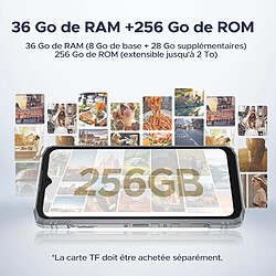 DOOGEE Blade 10 Ultra Energy Smartphone Incassable 36Go+256Go Android 15 Dual SIM 4G 6150mAh Telephone Portable