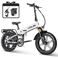 Vélo électrique Pliable Vitilan i7 Pro 20" Blanc