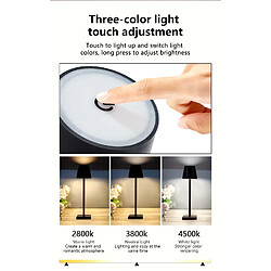 Avis Lampe à Poser Led, Tactile, en Aluminium Brossé, Intensité Variable - Dimmable, Rechargeable