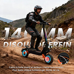 Acheter Trottinette électrique pour adultes TOFUN TF5pro 1200W*2 moteurs doubles 11" Pneus gonflables hors route E-ABS et freins à double disque à vitesse maximale de 60 km/h et autonomie maximale de 60 km