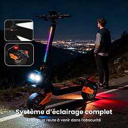 Trottinette électrique pour adultes TOFUN TF5pro 1200W*2 moteurs doubles 11" Pneus gonflables hors route E-ABS et freins à double disque à vitesse maximale de 60 km/h et autonomie maximale de 60 km pas cher