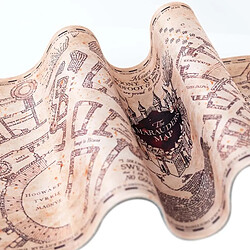 Harry Potter Tapis de Souris XXL Gamer Antidérapant motif Carte du Maraudeur Marron / Beige