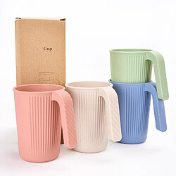 Vendos85 Ensemble de 4 Mugs de Camping 350 ml Polypropylène