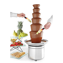 Fontaine à chocolat - Inox - 6 Niveaux - Hendi pas cher