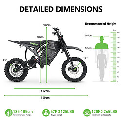 Avis Vélo électrique VIPCOO H3- Moteur 4000W - Autonomie 100km - batterie 48V 23Ah - Frein hydraulique - Vitesse maximale de 60 km/h