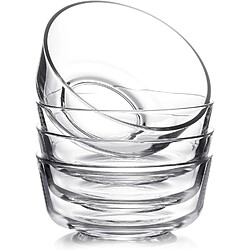 Vendos85 Bol en verre transparent – polyvalent et durable