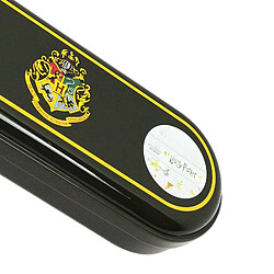 Avis Harry Potter Trousse à Crayon Métal avec Couvercle Amovible Motif Blason Poudlard Noir