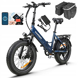 Vélo Électrique Pliable - NFC Smart Samebike LOTDM200 - 48V13AH - Moteur 750W - Autonomie 80Km - Vitesse 40km/h-20*4.0 VTT