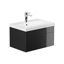 Home Deluxe Meuble de salle de bains WANGEROOGE noir S