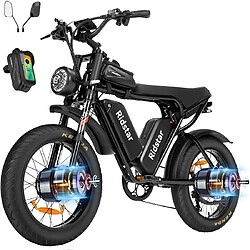 Vélo électrique - RIDSTAR Q20 PRO - Autonomie 200km - Double Moteur 2000W(2*1000W) - Batterie 52V 40Ah (2*20Ah)- Vitesse 55 km/h