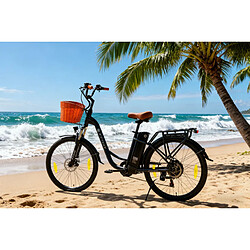 Vélo électrique TTGO Y26 - Moteur 250W - batterie 48V 14.5Ah - Autonomie 75KM - SHIMANO 6 vitesses - Homme/Femme VAE pas cher
