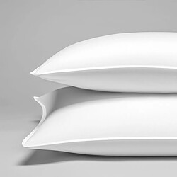 Cotton & Co Taie d'oreiller en percale lavée de coton 120 fils