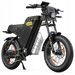 Vélo Électrique VARUN X20 - Moteur 1000W - Autonomie 90km - Batterie 48V 20.8Ah Amovible - Pneus Fat 20x4.0 - Shimano 7S