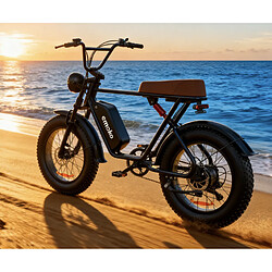 Acheter Vélo Électrique VTT Homme EMOKO C91 - Batterie Amovible 48V17.5Ah - Moteur 1000W - SHIMANO 7 Vitesses - Roue 20''