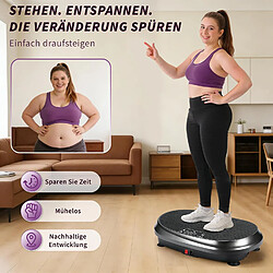 ZMH Plateforme Vibrante Fitness 200w 199 Intensité Réglables Adapté Au Fitness Avec Bluetooth 200kg Max.