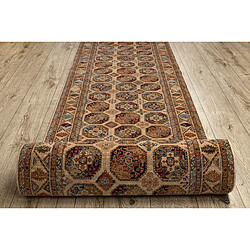 RUGSX KESHAN tapis de couloir 7874 53555 oriental beige terre cuite - 100 cm 100x890 cm pas cher