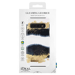IDEAL OF SWEDEN Coque Fashion pour Galaxy S10 Noir / Or pas cher