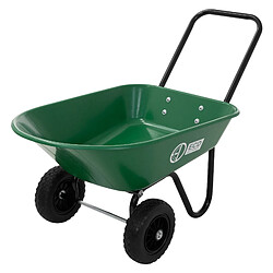 Ecd Germany Brouette de jardin 78 L chariot basculante chantier manutention polyvalent 100kg