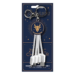 YELLO KOKO Câble USB 3-en-1 Astrologie Blanc pas cher