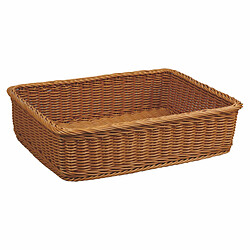 Corbeille à Pain Rectangulaire Marron Foncé 46 x 34 cm - Pujadas