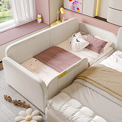 OKWISH En velours - MDF - Sans Matelas