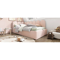 OKWISH Avec espace de rangement - Velours - Sans Matelas