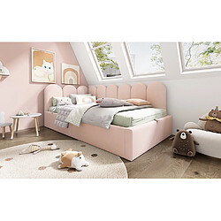 OKWISH Avec espace de rangement - Velours - Sans Matelas