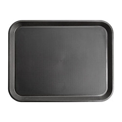 Plateau antidérapant noir Kristallon 405 x 305 mm