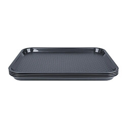 Plateau Self-Service Anthracite 340x450 mm - Olympia Kristallon