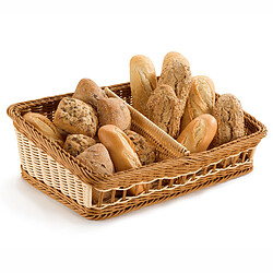 Corbeille à Pain Rectangulaire 2 Compartiments 49 x 31 cm - Pujadas