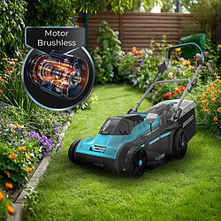 Tondeuse à gazon à batterie Cecotec E7 Liberty Z Plus 20 V 43 cm 20-70 mm 45 L 2 Pièces