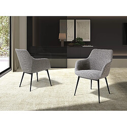 Avis Angel Cerda Chaise en tissu gris