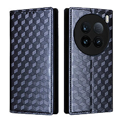 Flip Étui Pour vivo X100 Ultra Cuir PU Titulaire de fentes pour cartes Portefeuille Fermeture magnétique Motif 3D Bleu Flip Étui Pour vivo X100 Ultra Cuir PU Titulaire de fentes pour cartes Portefeuille Fermeture magnétique Motif 3D GANGXUN Bleu