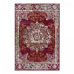 UnAmourDeTapis Tapis salon 57x90cm Rouge, beige, bleu MADERNO
