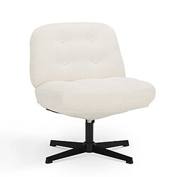 Smartue Chaise de bureau - Assise large en mousse mémoire, confort et soutien, usage bureau et maison - Blanc
