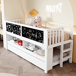 OKWISH Pour garçon ou fille - Matière : Pin + MDF - Sans Matelas
