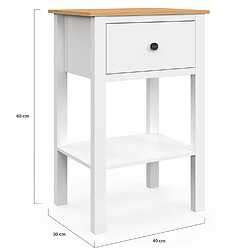 Acheter Idmarket LOT 2 TABLES DE CHEVET ACHILLE