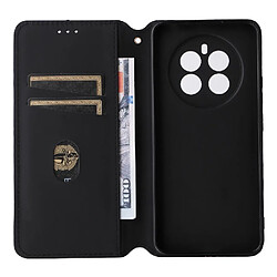 Acheter Étui Pour Realme Narzo 70 5G Titulaire de fentes pour cartes Fermeture magnétique Motif 3D Cuir PU Portefeuille Marron