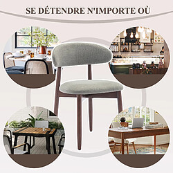 Avis Smartue Lot de 2 chaises style nordique, pieds en bois, H81×L56.4×P52.6 cm – Vert