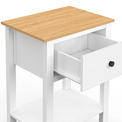 Idmarket LOT 2 TABLES DE CHEVET ACHILLE pas cher